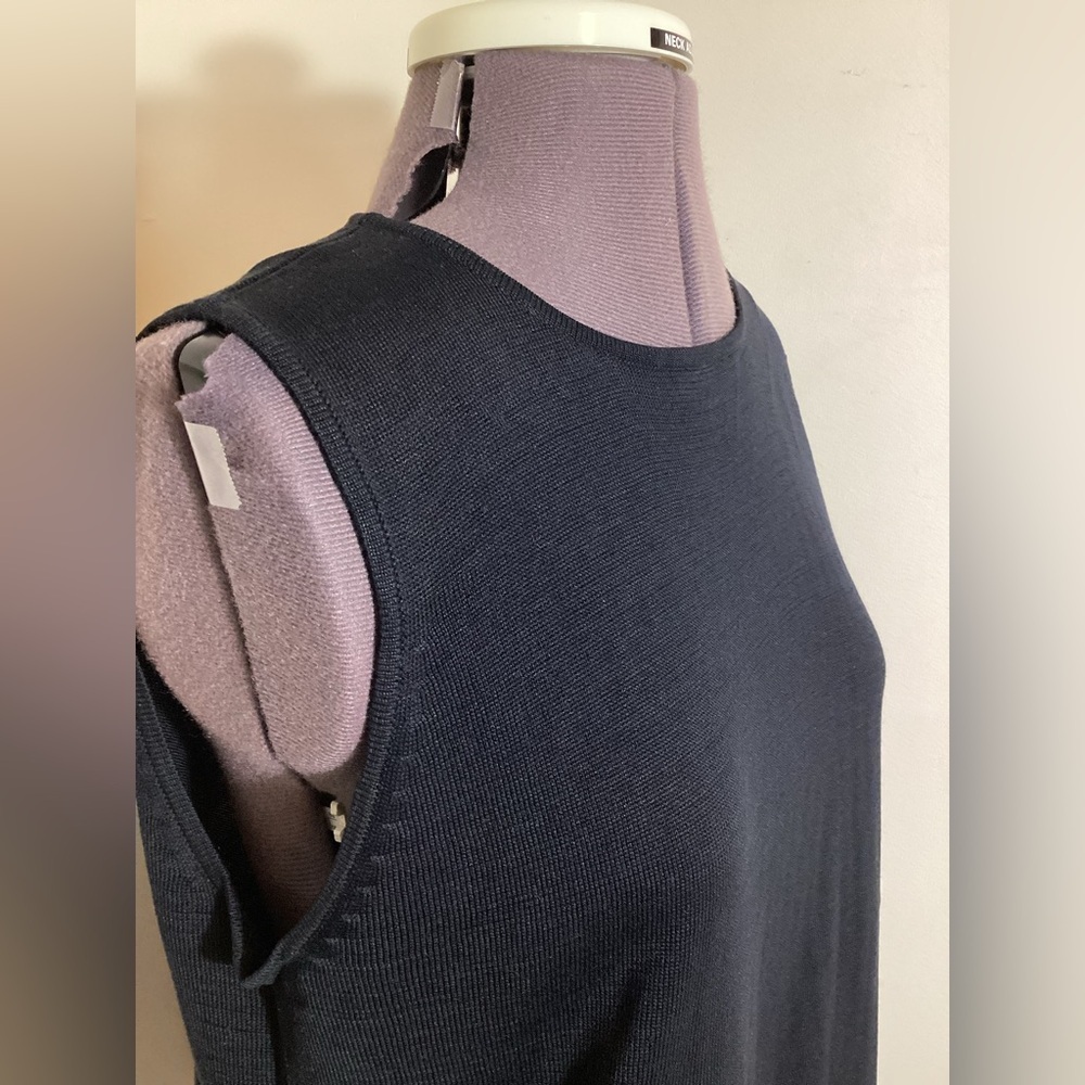 Maille Ishyu Silk Capsule Knit Tank Sz L Classic Basic Staple Elegant Minimalist - Picture 6 of 13